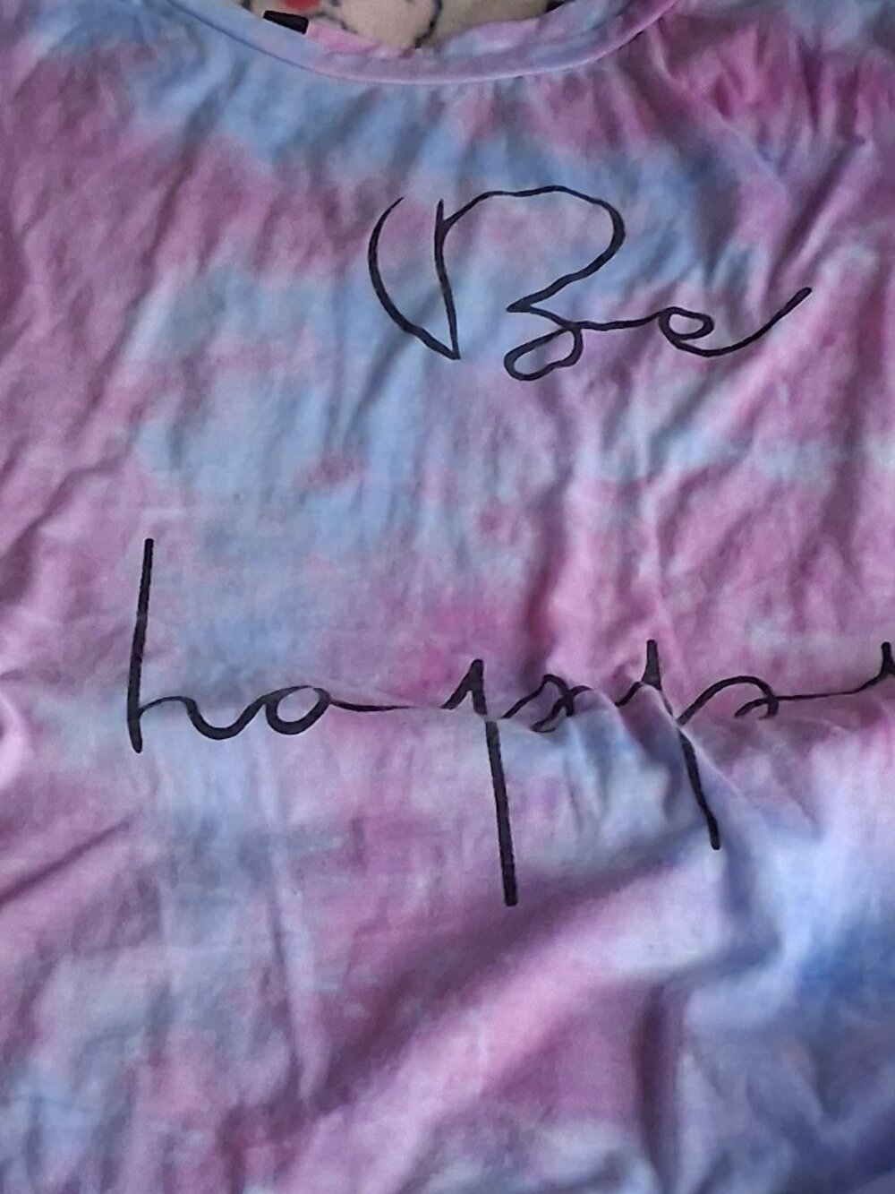 tie dye plus shirt